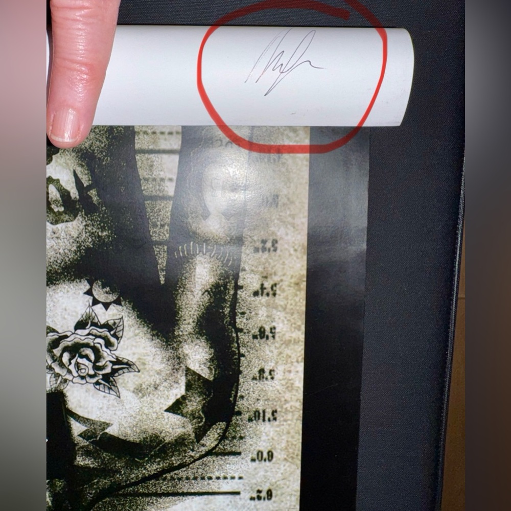 Set of 3 Mugshot Prints Signed by Marcus Jones  Frankenstein, Bride & Nosferatu - Picture 6 of 9
